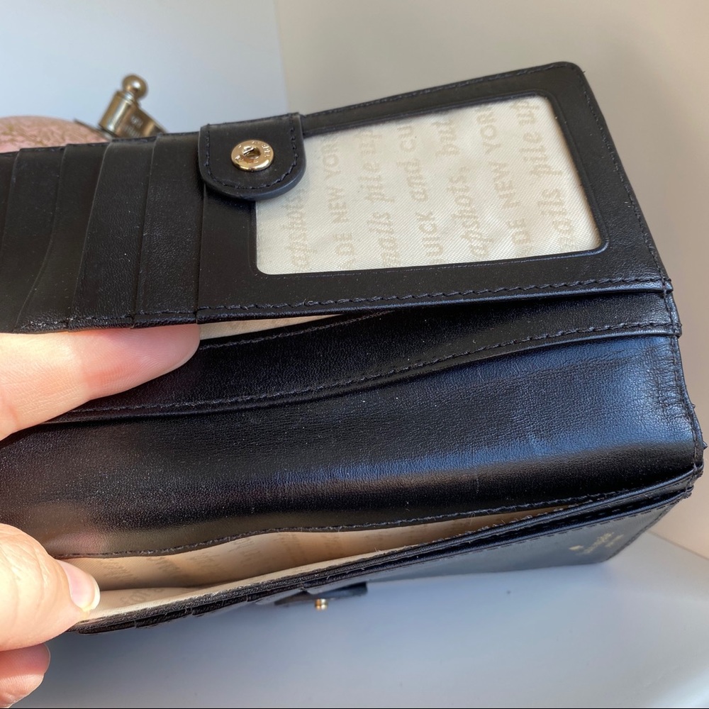 Kate Spade Cedar Street Satchel & Wallet MaroonBlk - Picture 16 of 16
